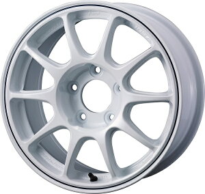 WEDSSPORT TC-105X GRAVEL �z�C�[�� WHITE�{BLUE LINE 15�C���`×7.0J �{48 5H114.3 �����F1�䕪(4�{) 73969 wheel