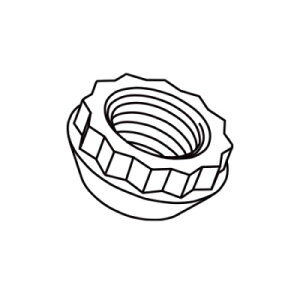 WEDS GEAR ChgbhXy[T[ Cp[c 11mmpibg Z10150 Wide tread spacer repair parts nut