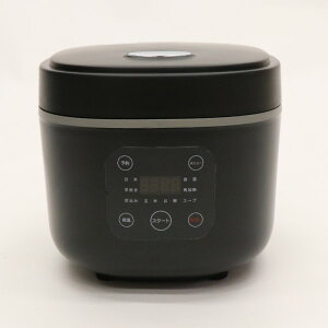 HIRO RpNgCXNbJ[ ubN 3 HK-CRC03BK compact rice cooker