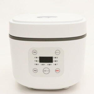 HIRO RpNgCXNbJ[ zCg 3 HK-CRC03WH compact rice cooker