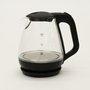 HIRO �K���X�P�g�� �u���b�N 1.2L HKG-012-BK glass kettle