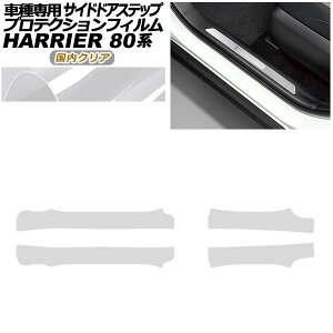 �v���e�N�V�����t�B���� �T�C�h�h�A�X�e�b�v �g���^ �n���A�[ MXUA80,85/AXUH80,85 2020�N06���` �����N���A �����F1�Z�b�g(4��) AP-PF0053-CL02 Protection film side door step