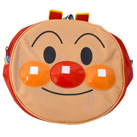 それいけ！ アンパンマン フェイスリュック レッド お出かけや遠足などに大活躍 ANY3300 Go for Anpanman face backpack