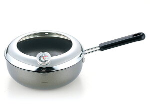 (ɂ) xvtVՂЎ 20cm EN-T20S One handed deep fryer with thermometer