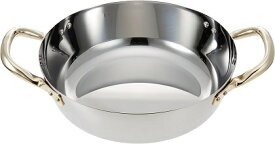 AG ステンレス揚鍋 27cm IH対応 (008724-027) stainless steel frying pan