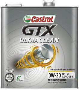 JXg[(Castrol) GTX EgN[ GWIC 3L 0W-20  F1 engine oil
