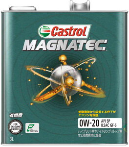 JXg[(Castrol) }OiebN GWIC 3L 0W-20  F1 engine oil