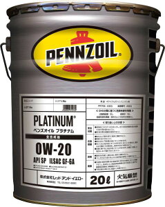 yYIC(PENNZOIL) v`i 4Xg[N GWIC 20L 0W-20 S F1 stroke engine