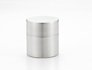 XeX   c (0386113) stainless steel tea caddy