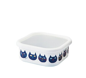 Plune. �z�[���[�X�N�G�A�X�g�b�J�[ �~�~�R�R���� L PSS-402(0773157) Enamel square stocker