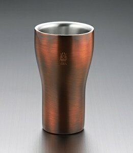 18-8�X�e�����XW�\�� �����b�L�u�����Y�d�グ�^���u���[ TM-048(0233030) stainless steel structure copper plated bronze finish tumbler
