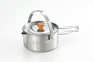 outdoor scene ݎtLvPg14cm TS-100(0140047) Camping kettle with hanging handle