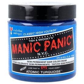 MANIC PANIC ヘアカラークリーム アトミックターコイズ 118mL 「マニパニ」の愛称で知られる定番アイテム MC11002 hair color cream