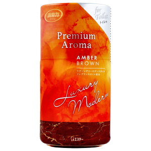 L gC̏L v~AA} Ao[uE 400mL OWA[_X^C Toilet deodorizing power Premium Aroma Amber Brown