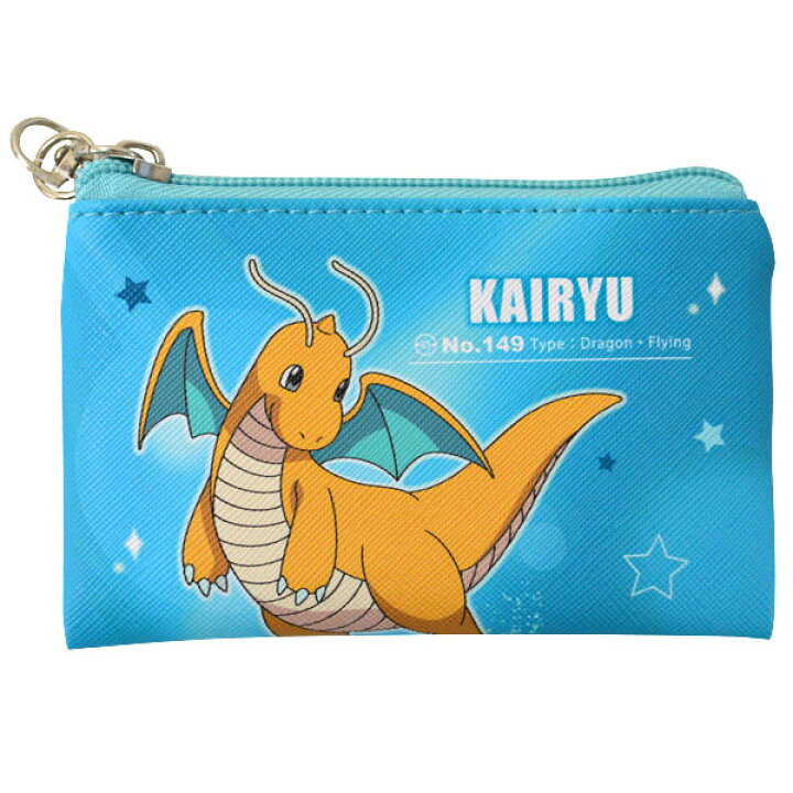 楽天市場】ポケットモンスター フラットミニポーチ カイリュー バッグ 