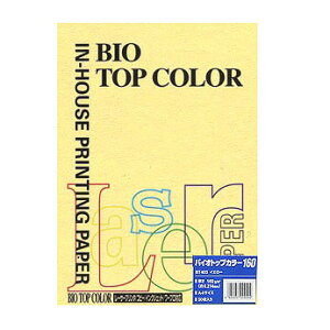 �ɓ��� �o�C�I�g�b�v�J���[ �C�G���[ A4 160g �����F1�p�b�N(50��) BT403(32294) bio top color
