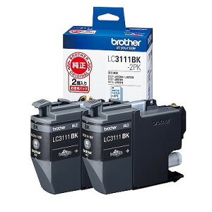 �u���U�[�H�� �C���N�J�[�g���b�W �� �����F1�p�b�N(2��) LC3111BK-2PK(36925) ink cartridge
