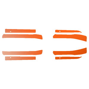 TChhAXebvXebJ[ g^ vEXPHV ZVW52 2017N02`2023N01 }bg FO[v1 F1Zbg(8) AP-PF2CFMT0065 Side step sticker