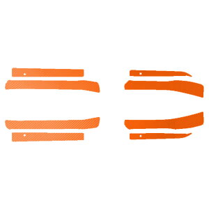 TChhAXebvXebJ[ g^ vEX ZVW50,51,55  2018N12`2022N12 J[{ Iׂ20J[ F1Zbg(8) AP-PF2CF0073 Side step sticker