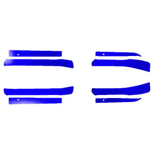 TChhAXebvXebJ[ g^ vEX ZVW50,51,55  2018N12`2022N12 N[ Iׂ20J[ F1Zbg(8) AP-PF2CRM0073 Side step sticker