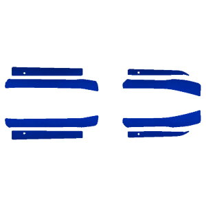 TChhAXebvXebJ[ g^ vEX ZVW50,51,55  2018N12`2022N12 }bgN[ Iׂ20J[ F1Zbg(8) AP-PF2MTCR0073 Side step sticker