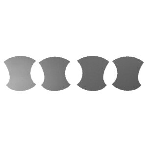 hAnhCi[XebJ[ g^ ANA NHP10 2011N12`2021N06 }bg FO[v1 F1Zbg(4) AP-PF2CFMT0126 Door handle inner sticker