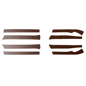 TChhAXebvXebJ[ g^ ANA NHP10 GRp 2018N04`2021N06 }bg FO[v2 F1Zbg(8) AP-PF2CFMT0128 Side step sticker