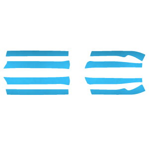 TChhAXebvXebJ[ g^ ANA NHP10 GRp 2018N04`2021N06 }bgN[ Iׂ20J[ F1Zbg(8) AP-PF2MTCR0128 Side step sticker