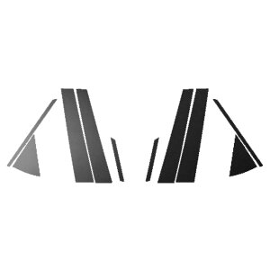 �s���[�X�e�b�J�[ ���N�T�X RX ALA/ALH 10�n 2022�N11���` �}�b�g�� �F�O���[�v1 �����F1�Z�b�g(10��) AP-PF2CFMT0145 Pillar sticker