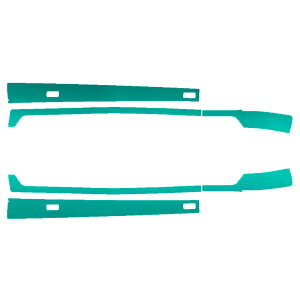 TChhAXebvXebJ[ NTX LC500 Ro[`u URZ100 2020N07` }bgN[ Iׂ20J[ F1Zbg(6) AP-PF2MTCR0176 Side step sticker