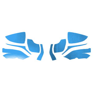 �h�A�~���[�X�e�b�J�[ ���N�T�X LS500/500h VXFA50,55/GVF50,55 2017�N10���`2020�N10�� �N���[���� �I�ׂ�20�J���[ �����F1�Z�b�g(���E) AP-PF2CRM0178 Door mirror sticker