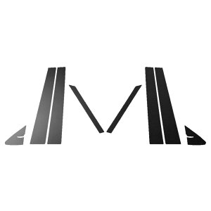 s[XebJ[ NTX LS500/LS500h VXFA50,55/GVF50,55  2020N11` }bg FO[v1 F1Zbg(8) AP-PF2CFMT0184 Pillar sticker