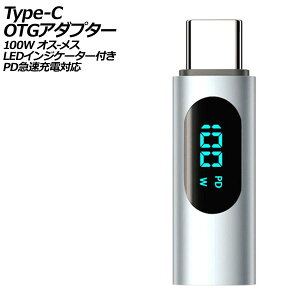 Type-C OTGA_v^[ Vo[ 100W IX-X LEDCWP[^[t PD}[dΉ AP-UJ1033-SI adapter