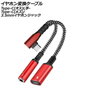 CzϊP[u bh Type-C(IX)LType-C(X)3.5mmCzWbNɕϊI AP-UJ1089-RD earphone conversion cable