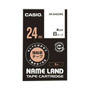 CASIO(JVI) l[he[v LCɂ͂ĉnB鋭Se[v XR-24GCWE(32915) nameland tape
