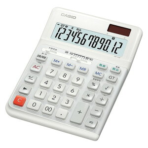 CASIO(JVI) lԍHwdWXg^Cv  DE-12D-WE-N(48878) Ergonomic calculator type