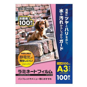 ACXI[}(IRIS OHYAMA) ~l[gtB A3 100~N F1pbN(100) LFT-A3100(24484) Laminate film