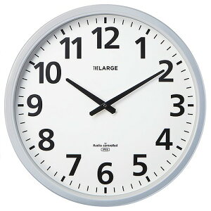 LOW(Kingjim) dg|vU[W ȓd́EhH^ GDKB-001(43036) Radio controlled wall clock Zalarge power saving and drip proof type