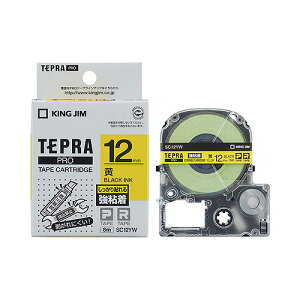 LOW(Kingjim) evPRO e[vJ[gbW / Sx SC12YW(17711) Tepra Tape Cartridge