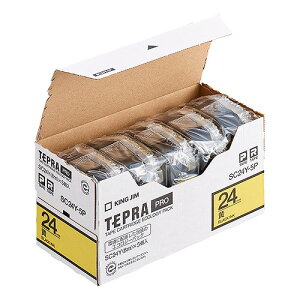LOW(Kingjim) evPRO e[vJ[gbW  F1(5) SC24Y-5P(60241) Tepra Tape Cartridge