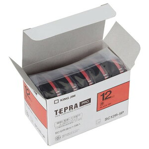 LOW(Kingjim) evPRO e[vJ[gbW  F1(5) SC12R-5P(06575) Tepra Tape Cartridge
