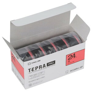 �L���O�W��(Kingjim) �e�v��PRO �e�[�v�J�[�g���b�W �� �����F1��(5��) SC24R-5P(06579) Tepra Tape Cartridge