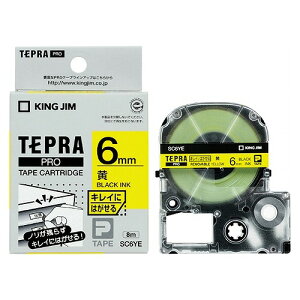 LOW(Kingjim) evPRO e[vJ[gbW / LCɂ͂郉x SC6YE(28555) Tepra Tape Cartridge