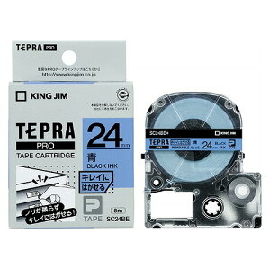 LOW(Kingjim) evPRO e[vJ[gbW / LCɂ͂郉x SC24BE(28568) Tepra Tape Cartridge