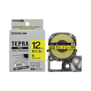 LOW(Kingjim) evPRO e[vJ[gbW / Oɋx SC12YV(36724) Tepra Tape Cartridge