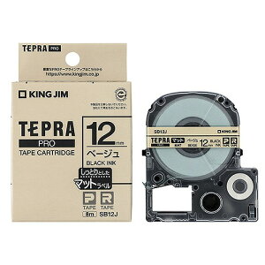 LOW(Kingjim) evPRO e[vJ[gbW x[W/ }bgx SB12J(45265) Tepra Tape Cartridge