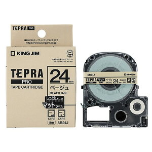 LOW(Kingjim) evPRO e[vJ[gbW x[W/ }bgx SB24J(45284) Tepra Tape Cartridge