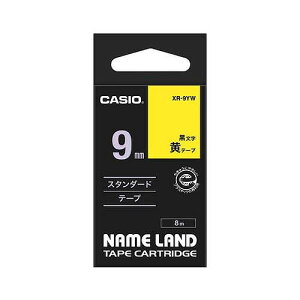 CASIO(JVI) l[he[v / 9mm XR-9YW(12841) nameland tape