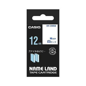 CASIO(JVI) l[he[v / 12mm XR-12WEB(12836) nameland tape