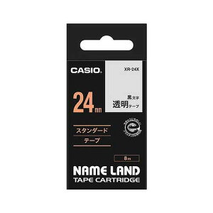 CASIO(�J�V�I) �l�[�������h�e�[�v ����/������ 24mm XR-24X(12815) nameland tape